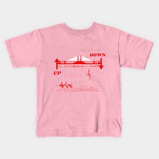 Up end down Kids T-Shirt